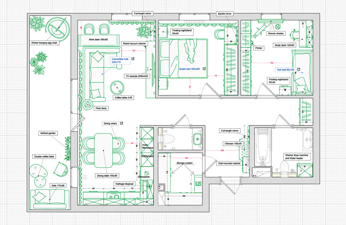 Floor plans layouts